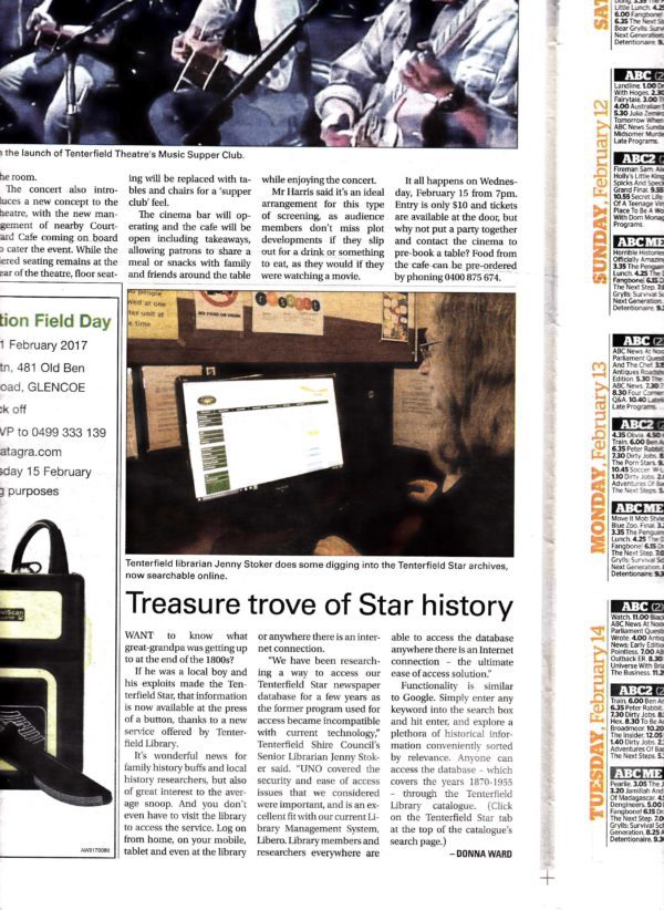 UNO, TENTERFIELD LIBRARY LAUNCHES UNO DISCOVERY!